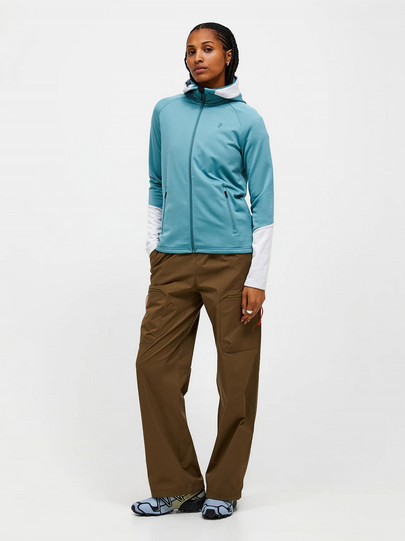 25SS 美品 HIGH DENSITY FLIGHT BLOUSON 5 W Rider Essentials Zip Hood (FW25) - Peak Performance Whistler